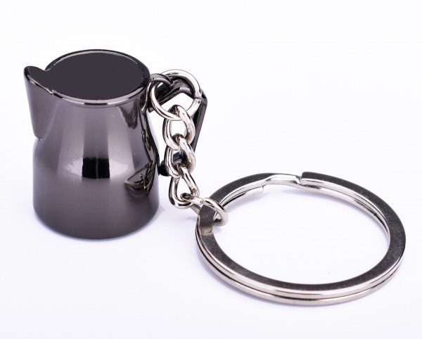 Keychain Milk Pitcher Black