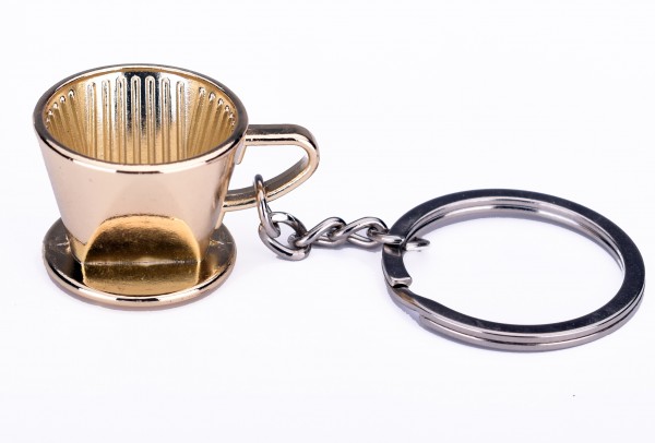 Keychain Coffee Filter Gold