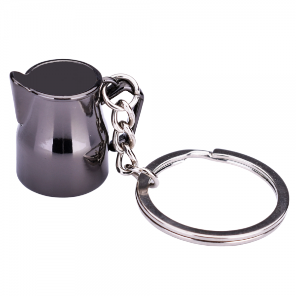 Keychain Milk Pitcher Black